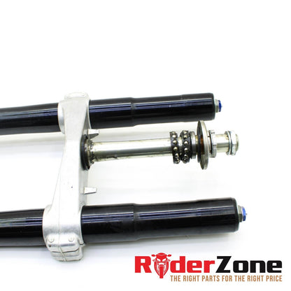 2008 2009 SUZUKI GSXR600 GSXR750 FORKS FRONT SUSPENSION TRIPLE TREE STRAIGHT OEM