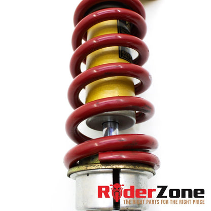 2005 2006 KAWASAKI NINJA ZX6R REAR SHOCK BACK ABSORBER SUSPENSION RED SPRING OEM