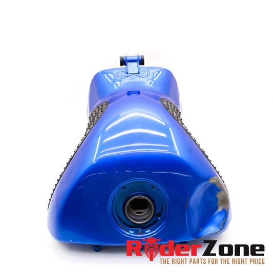 2005 2006 KAWASAKI NINJA ZX6R GAS TANK FUEL CELL PETROL RESERVOIR BLUE *DENTED*