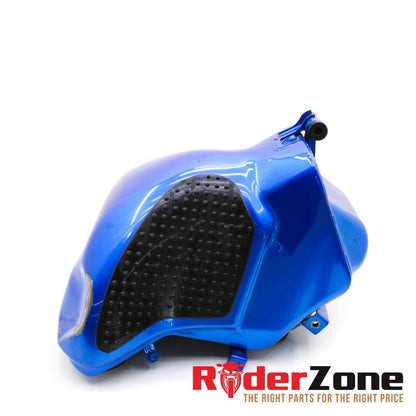 2005 2006 KAWASAKI NINJA ZX6R GAS TANK FUEL CELL PETROL RESERVOIR BLUE *DENTED*