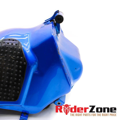 2005 2006 KAWASAKI NINJA ZX6R GAS TANK FUEL CELL PETROL RESERVOIR BLUE *DENTED*