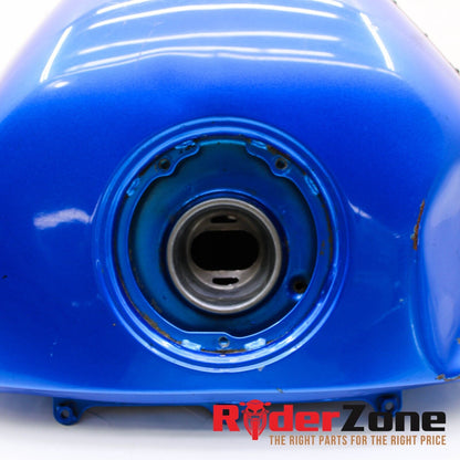2005 2006 KAWASAKI NINJA ZX6R GAS TANK FUEL CELL PETROL RESERVOIR BLUE *DENTED*