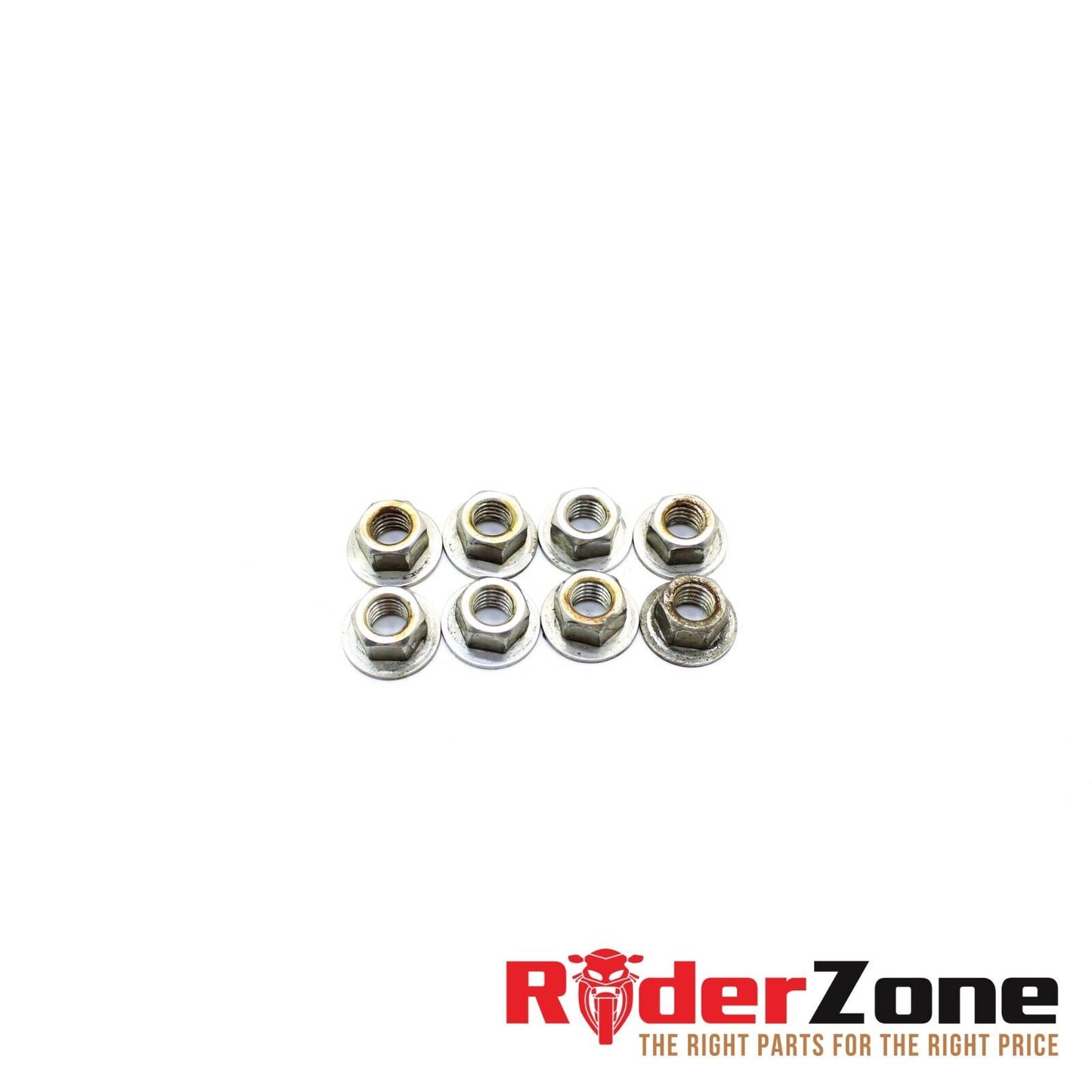 2005 2006 KAWASAKI NINJA ZX6R HEADER NUTS EXHAUST HARDWARE SET STOCK COMPLETE