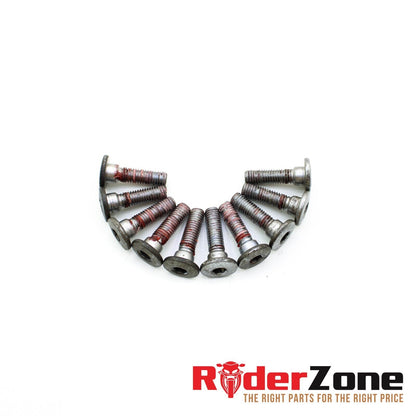 1998 - 2021 KAWASAKI NINJA ZX6R FRONT ROTOR BOLTS BRAKE DISC HARDWARE SCREW SET