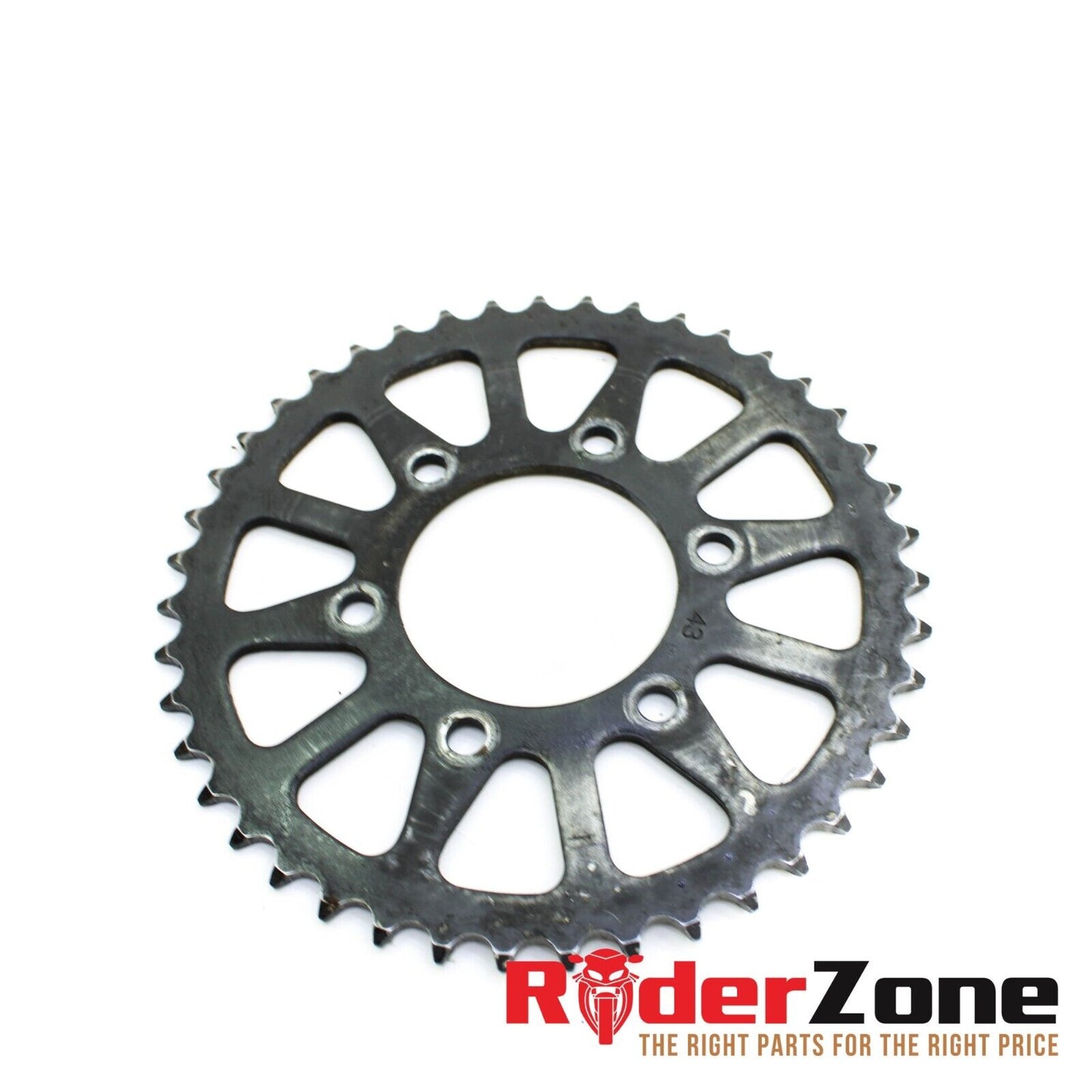 2005 2006 KAWASAKI NINJA ZX6R REAR SPROCKET BLACK WHEEL WHEEL STRAIGHT