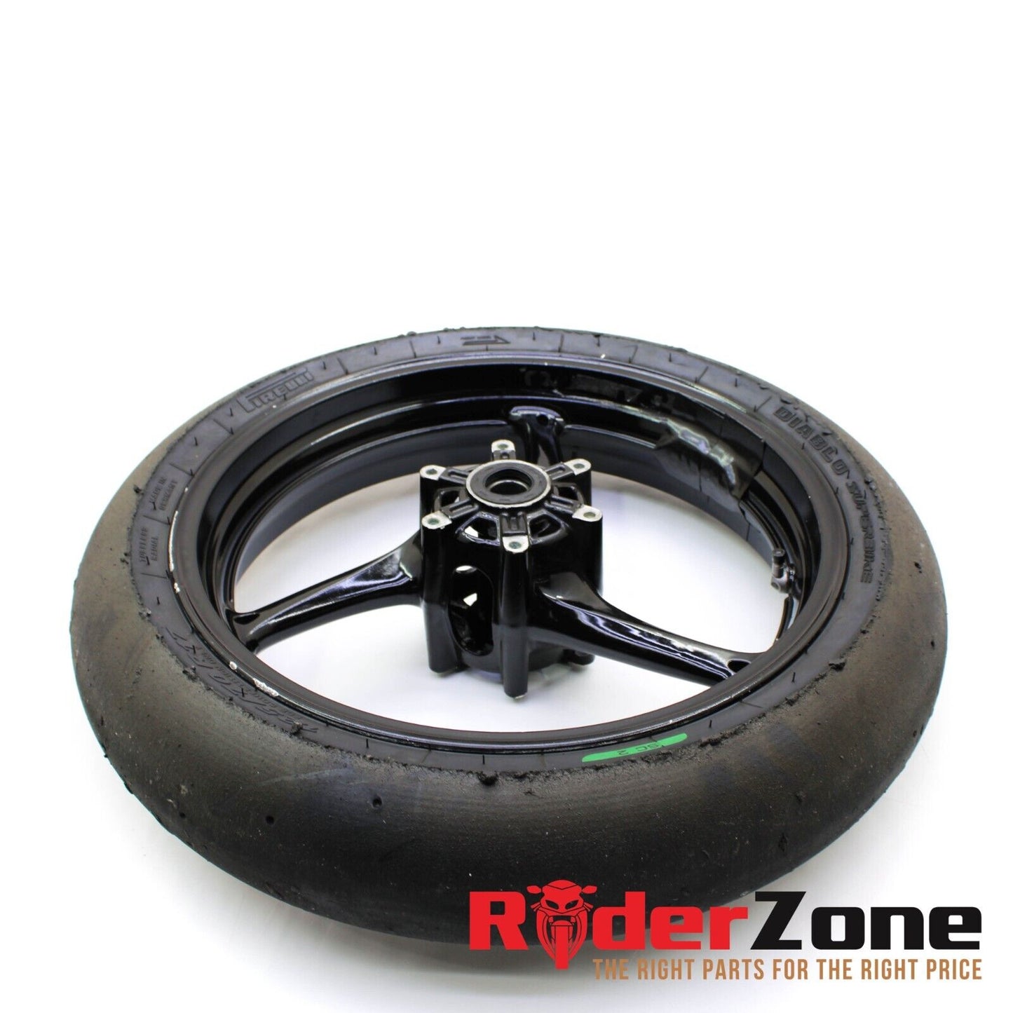 2005 - 2008 SUZUKI GSXR1000 FRONT WHEEL BLACK RIM RACE SLICK 06 07 GSXR 600 750