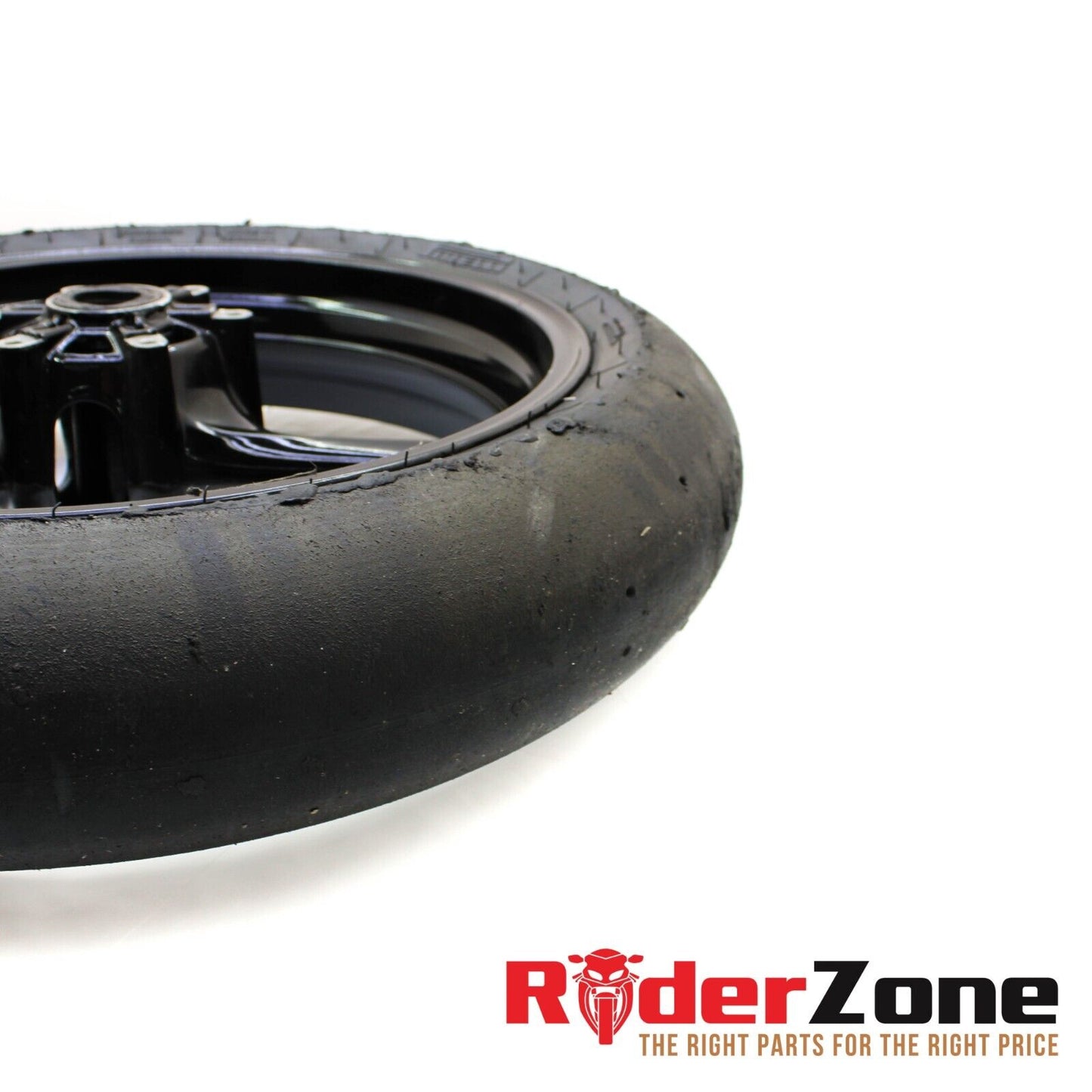 2005 - 2008 SUZUKI GSXR1000 FRONT WHEEL BLACK RIM RACE SLICK 06 07 GSXR 600 750