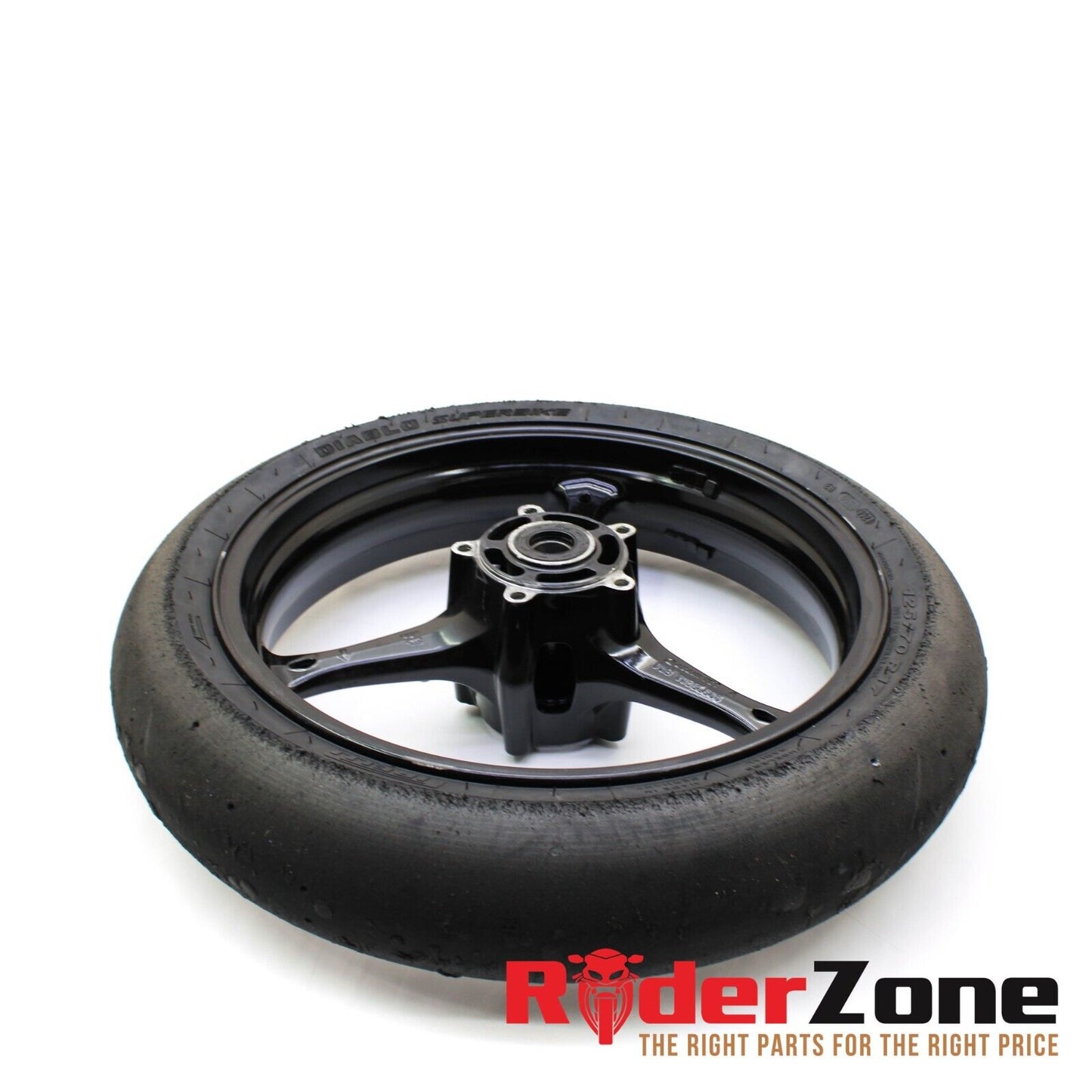 2006 2007 SUZUKI GSXR600 GSXR750 FRONT WHEEL BLACK RIM RACE SLICK 05-08 GSXR1000