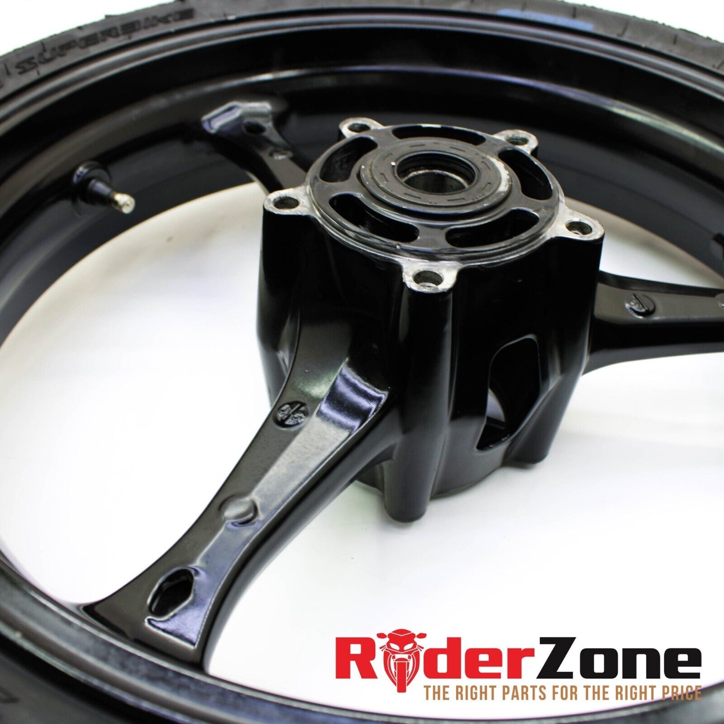 2006 2007 SUZUKI GSXR600 GSXR750 FRONT WHEEL BLACK RIM RACE SLICK 05-08 GSXR1000