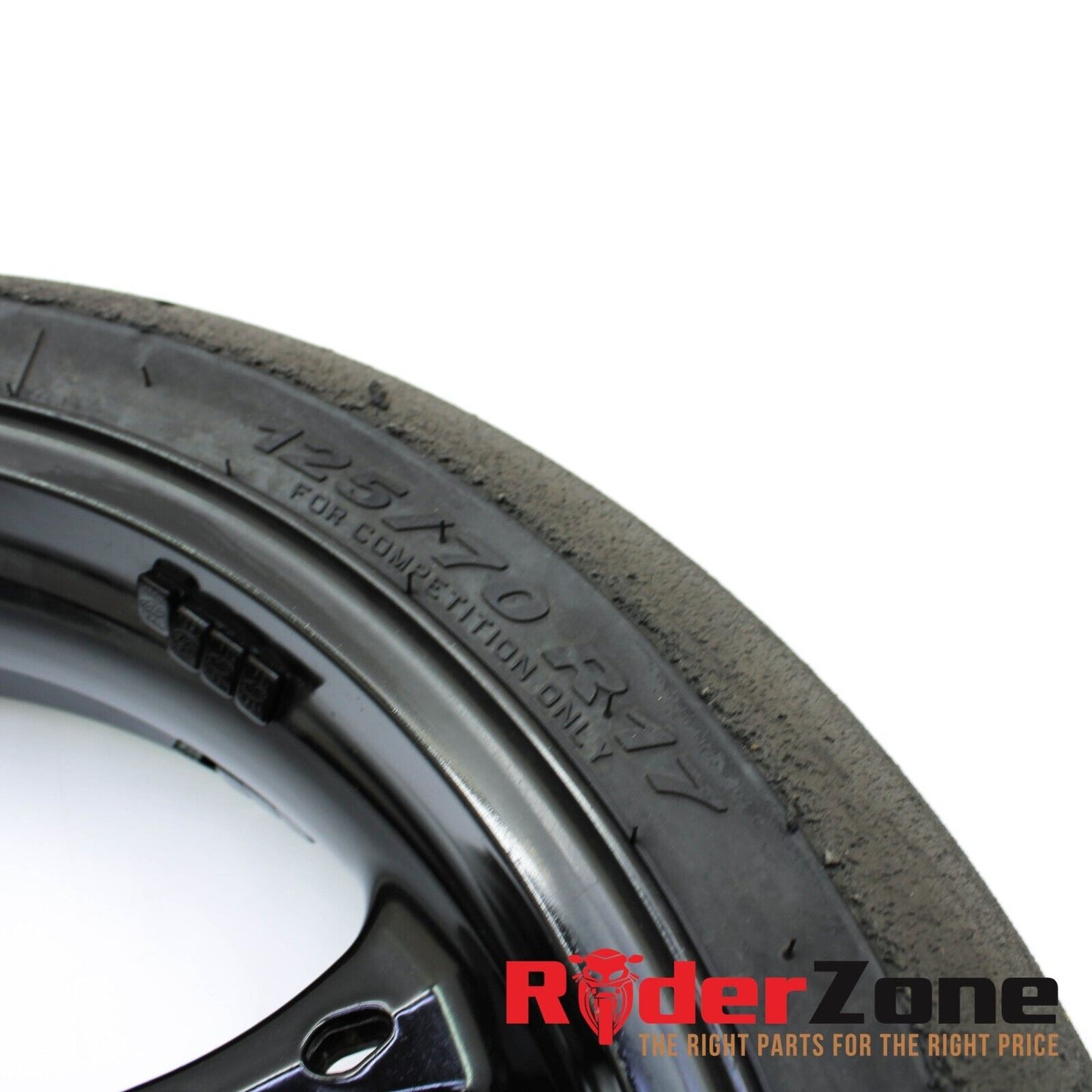 2006 2007 SUZUKI GSXR600 GSXR750 FRONT WHEEL BLACK RIM RACE SLICK 05-08 GSXR1000