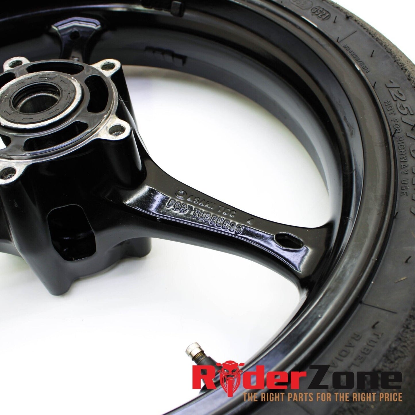 2006 2007 SUZUKI GSXR600 GSXR750 FRONT WHEEL BLACK RIM RACE SLICK 05-08 GSXR1000