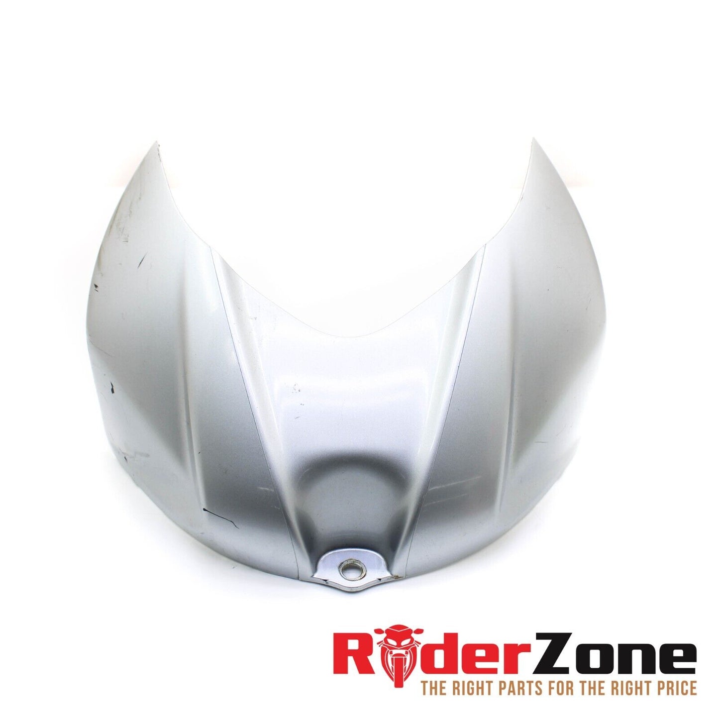 07 2008 SUZUKI GSXR1000 GAS TANK COVER FUEL CELL FAIRING COWL TRIM SILVER FRONT