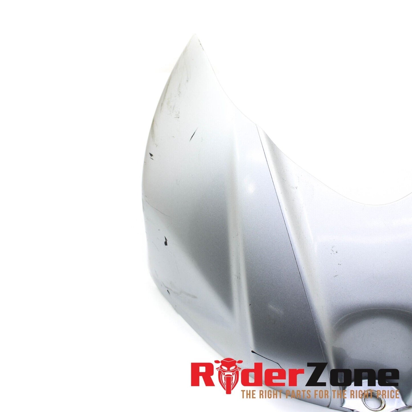 07 2008 SUZUKI GSXR1000 GAS TANK COVER FUEL CELL FAIRING COWL TRIM SILVER FRONT