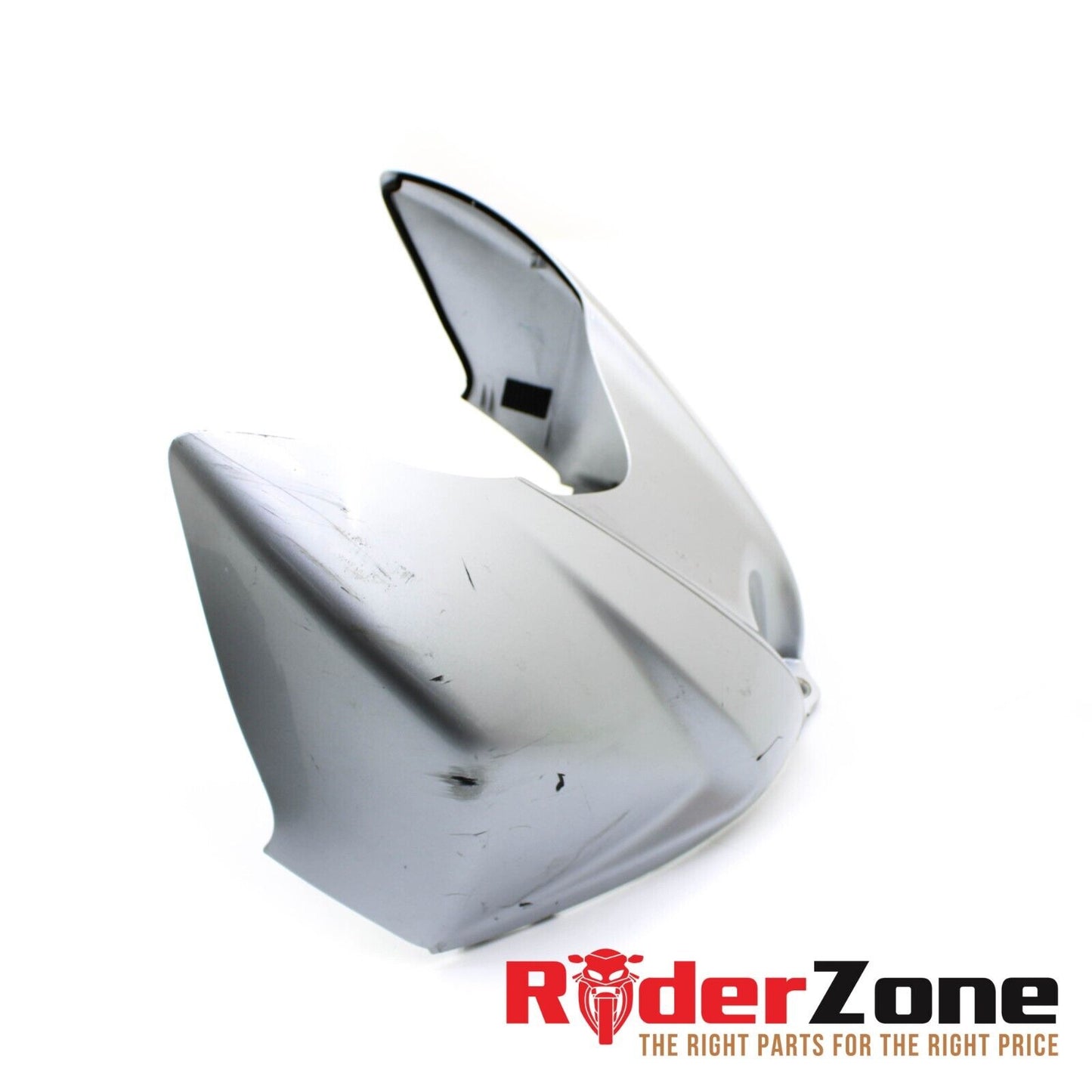 07 2008 SUZUKI GSXR1000 GAS TANK COVER FUEL CELL FAIRING COWL TRIM SILVER FRONT