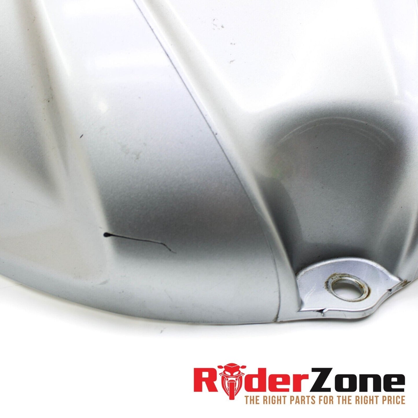 07 2008 SUZUKI GSXR1000 GAS TANK COVER FUEL CELL FAIRING COWL TRIM SILVER FRONT