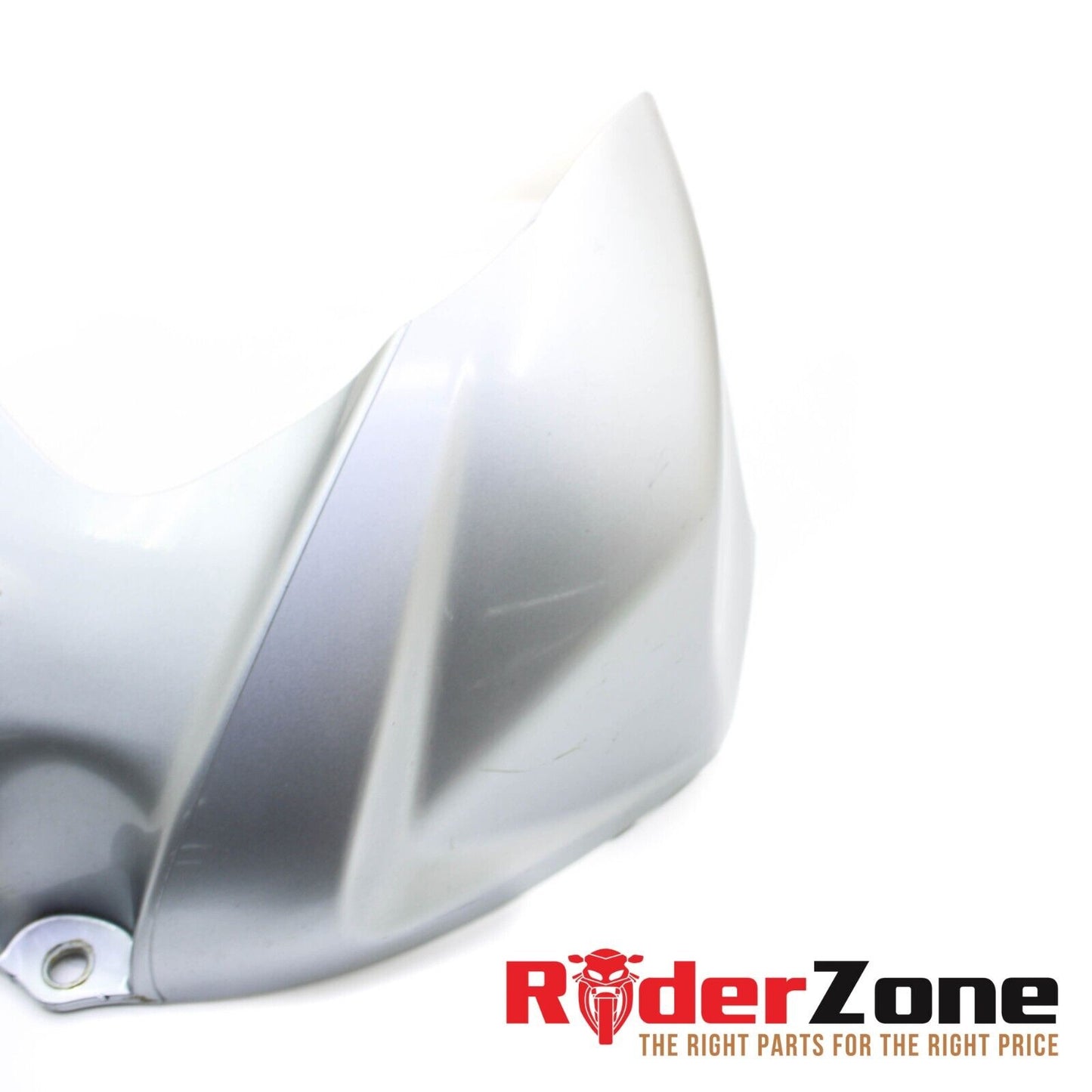 07 2008 SUZUKI GSXR1000 GAS TANK COVER FUEL CELL FAIRING COWL TRIM SILVER FRONT