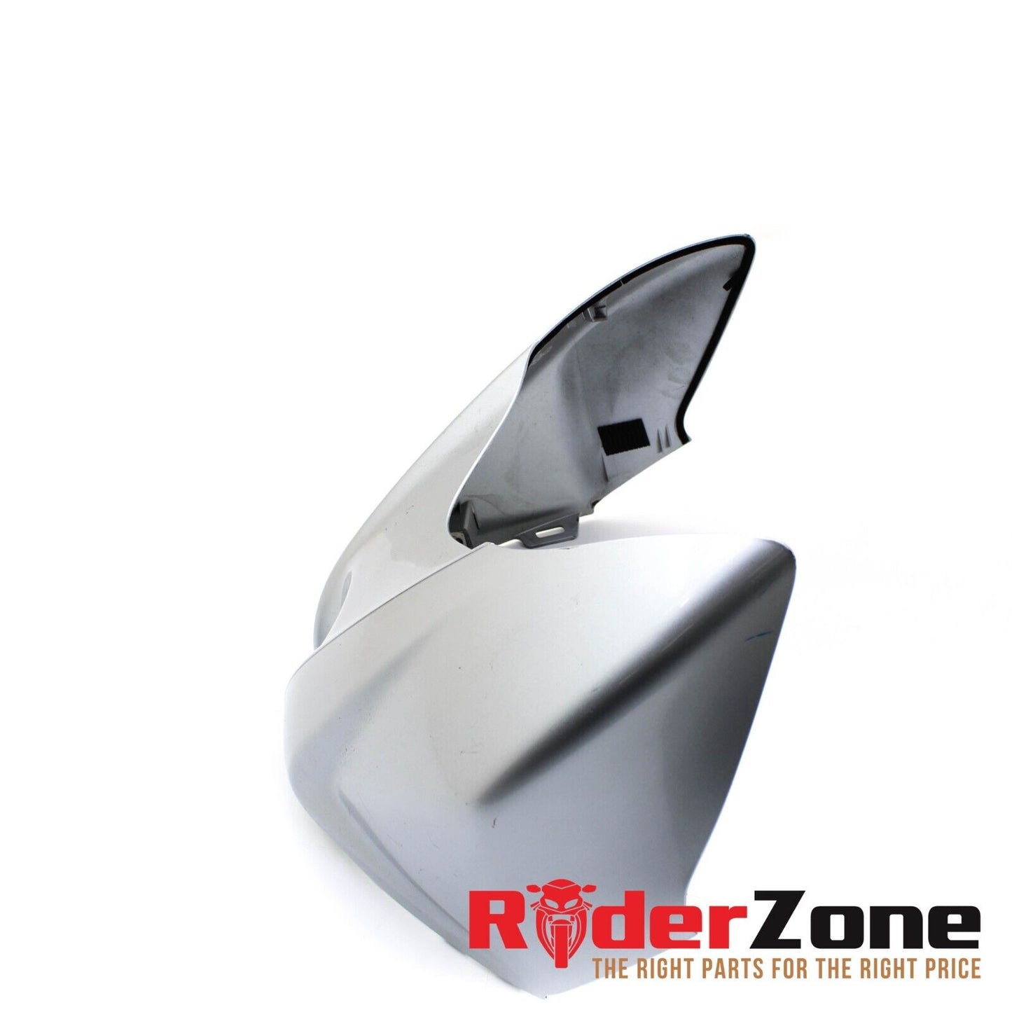 07 2008 SUZUKI GSXR1000 GAS TANK COVER FUEL CELL FAIRING COWL TRIM SILVER FRONT