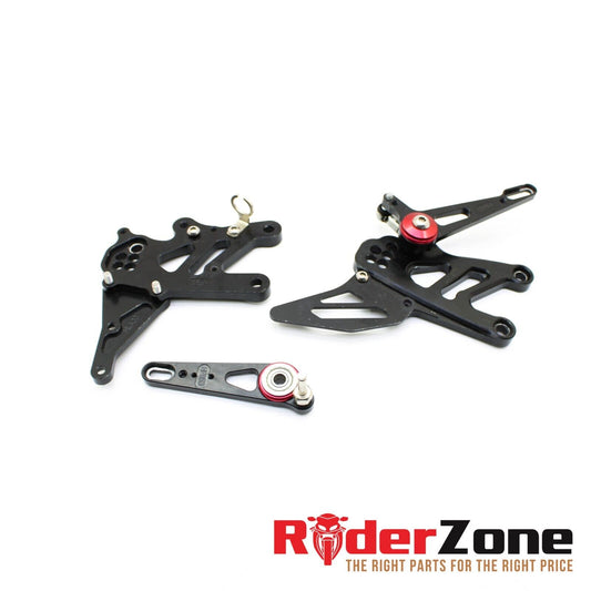 2007 2008 SUZUKI GSXR 1000 REARSETS *INCOMPLETE SET* REAR SET SHIFTER BLACK