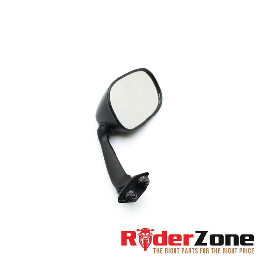 2008 - 2016 YAMAHA YZF R6 RIGHT MIRROR SIDE REAR VIEW BLACK BRACKET MOUNT