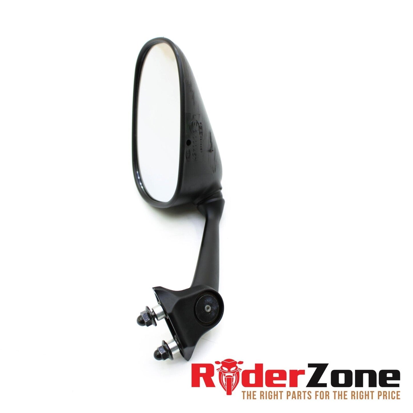 2008 - 2016 YAMAHA YZF R6 RIGHT MIRROR SIDE REAR VIEW BLACK BRACKET MOUNT