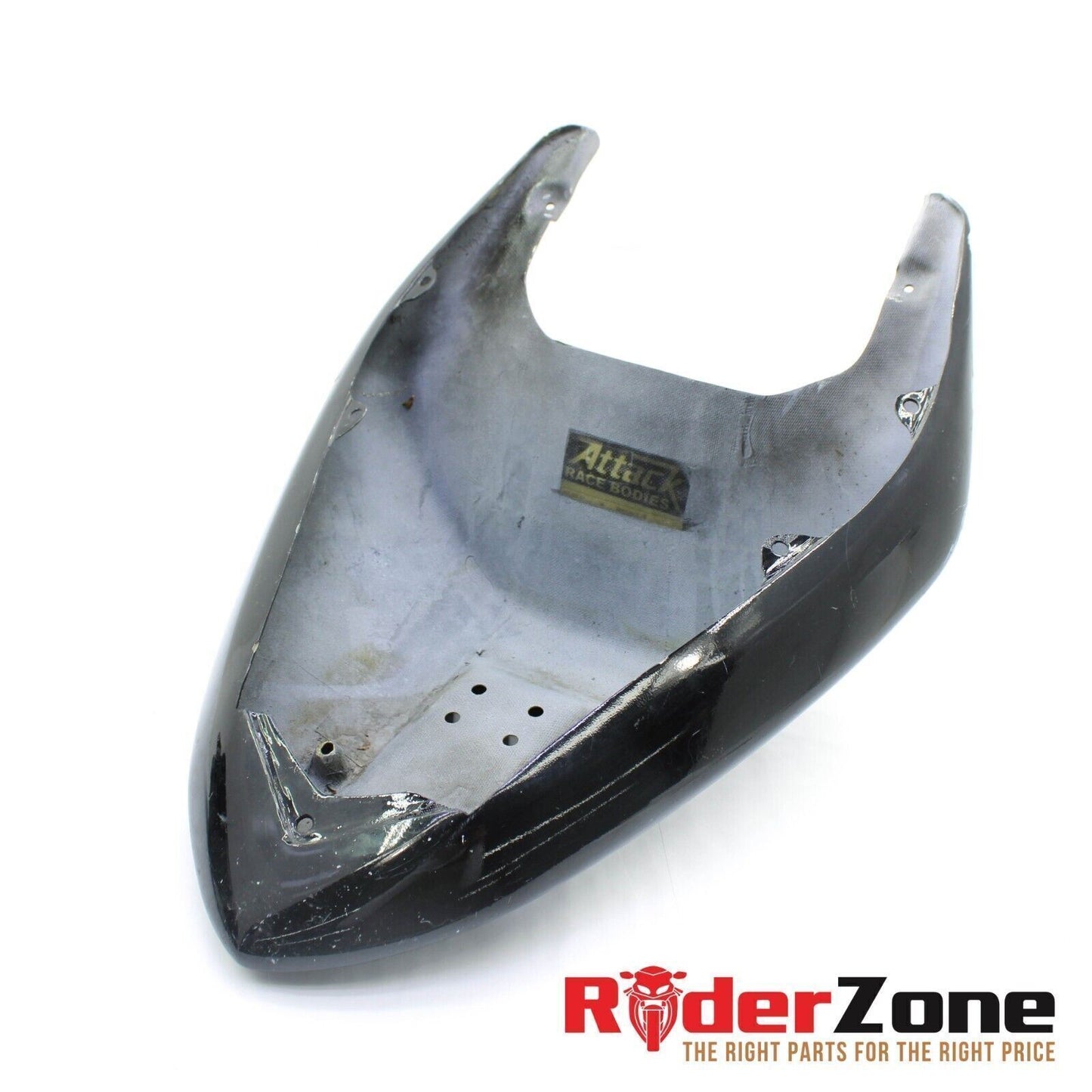 2006 2007 KAWASAKI NINJA ZX10R TAIL FAIRING ATTACK TRACK READY BLACK *DAMAGED*