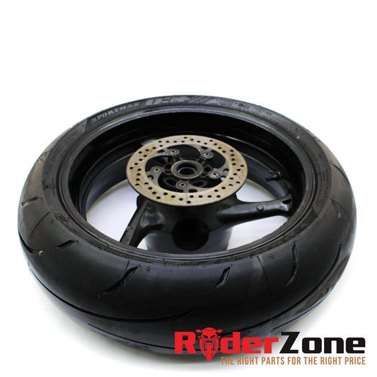 2008 2009 SUZUKI GSXR600 GSXR750 REAR WHEEL DUNLOP TIRE STRAIGHT BLACK STOCK