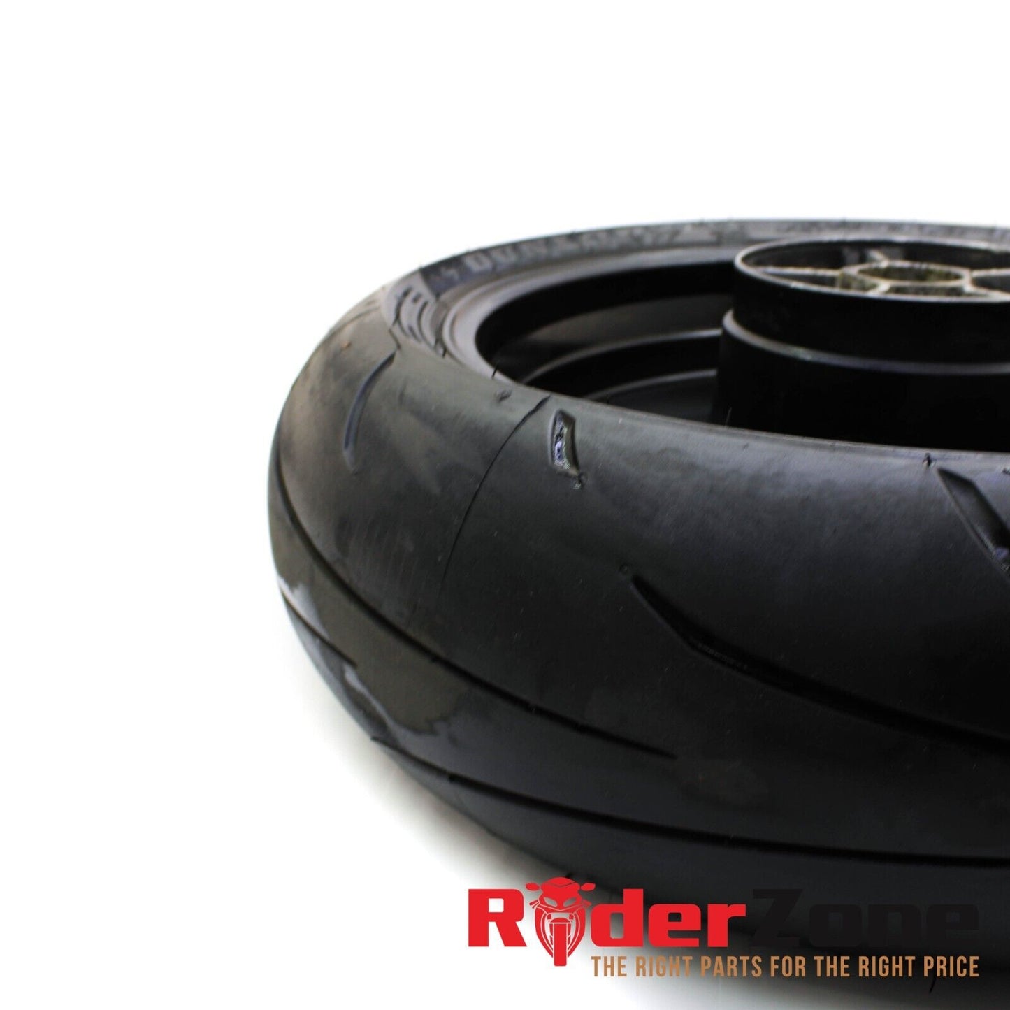 2008 2009 SUZUKI GSXR600 GSXR750 REAR WHEEL DUNLOP TIRE STRAIGHT BLACK STOCK