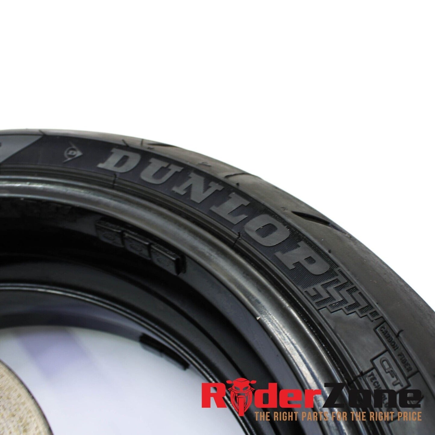 2008 2009 SUZUKI GSXR600 GSXR750 REAR WHEEL DUNLOP TIRE STRAIGHT BLACK STOCK