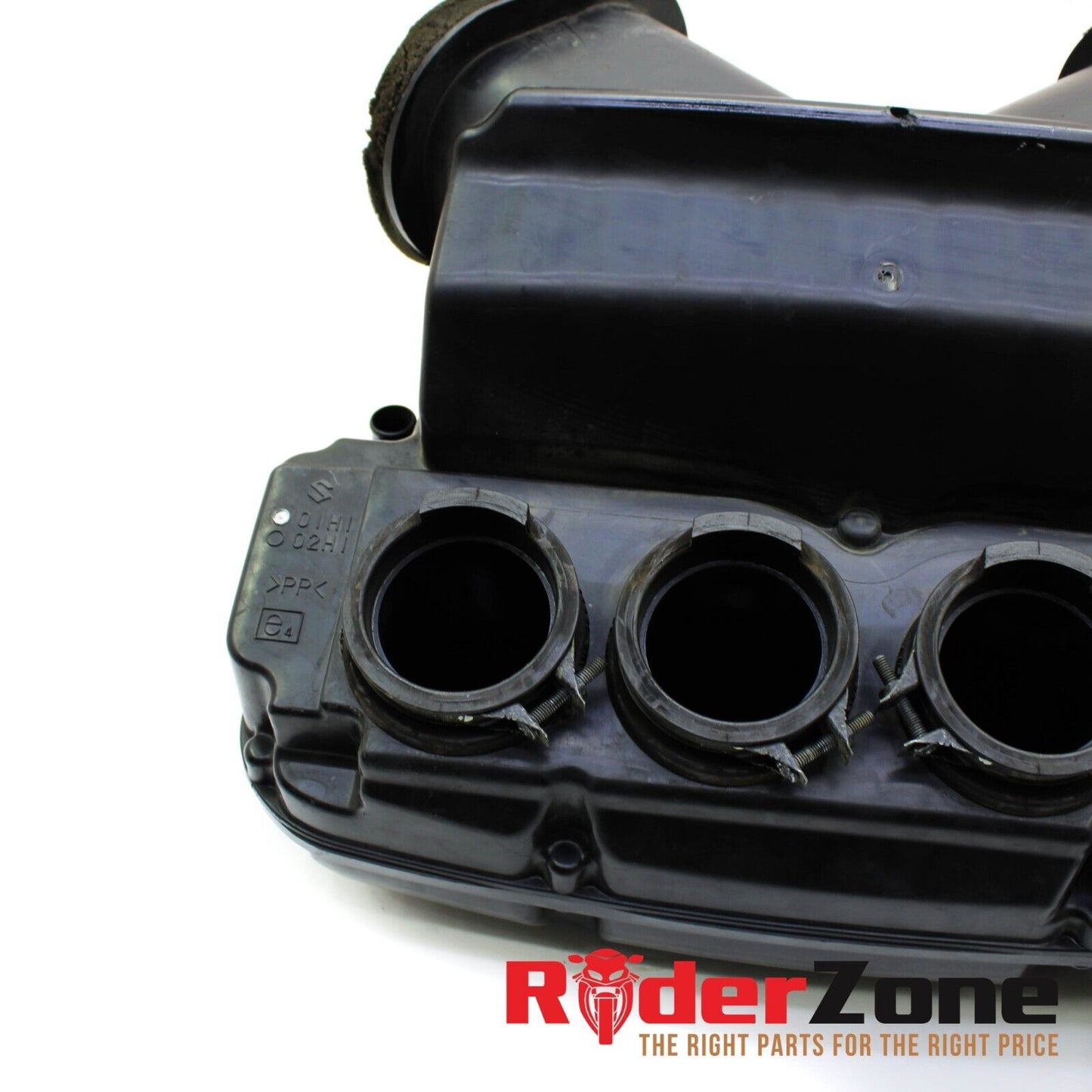 2008 2009 SUZUKI GSXR600 AIRBOX INTAKE HOUSING FILTER BLACK VELOCITY STACKS