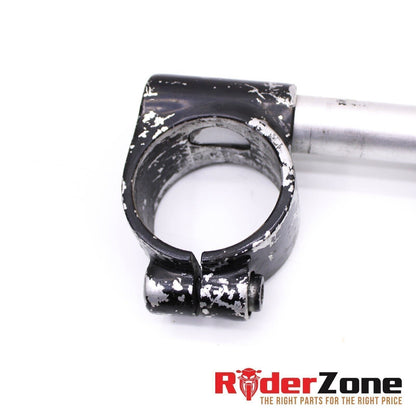 1994 - 1997 KAWASAKI NINJA ZX9R CLIP ON HANDLEBARS SET RUBBER GRIPS SILVER