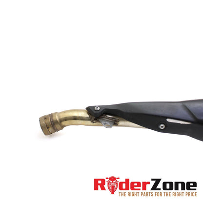 2012 - 2021 KAWASAKI NINJA ZX14R SLIP ON SET EXHAUST PIPE BLACK MUFFLERS STOCK