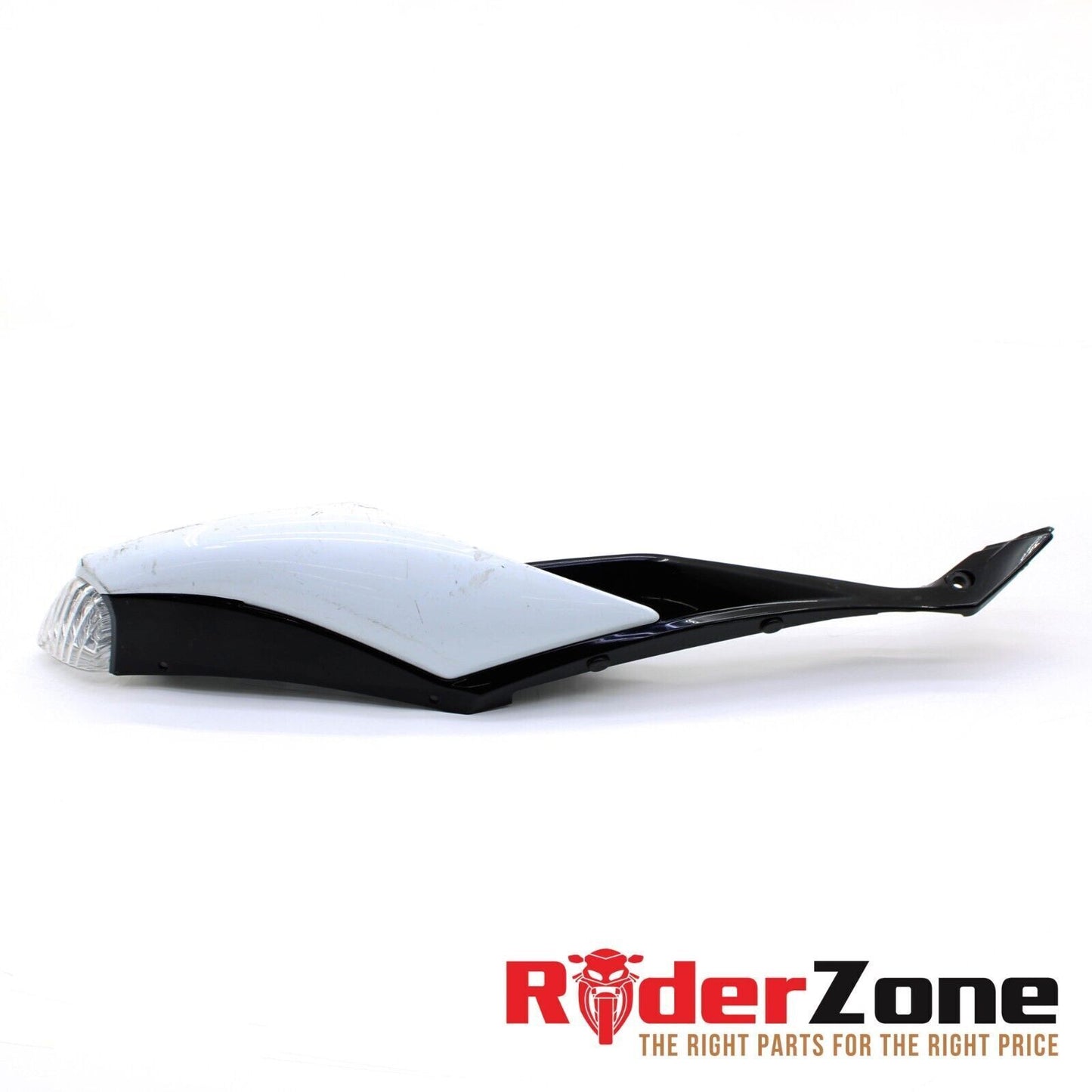 08 09 SUZUKI GSXR600 GSXR750 RIGHT TAIL FAIRING BACK SUB FRAME WHITE BLINKER OEM