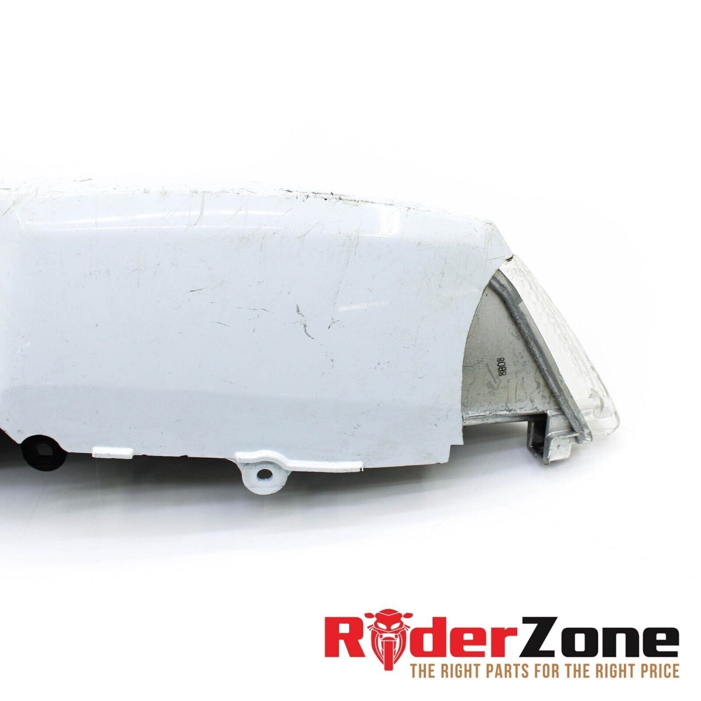 08 09 SUZUKI GSXR600 GSXR750 RIGHT TAIL FAIRING BACK SUB FRAME WHITE BLINKER OEM