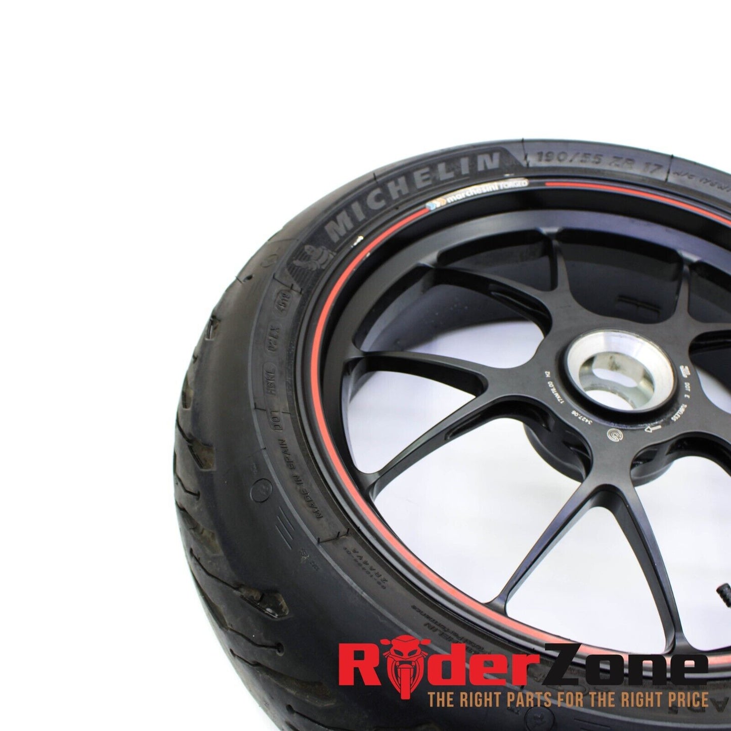 2009 - 2012 DUCATI STREETFIGHTER S REAR WHEEL RIM MICHELIN MARCHESINI FORGED