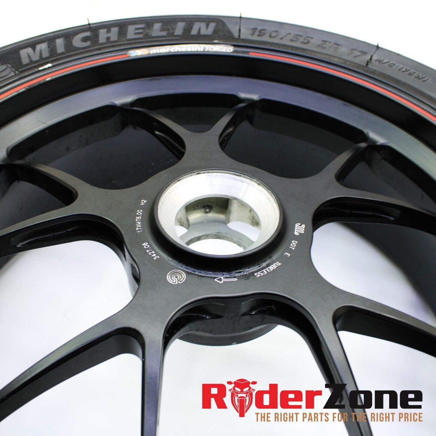 2009 - 2012 DUCATI STREETFIGHTER S REAR WHEEL RIM MICHELIN MARCHESINI FORGED