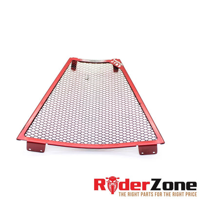 2009 - 2012 DUCATI STREETFIGHTER S LOWER RADIATOR COX GUARD GRILLE RED STRAIGHT