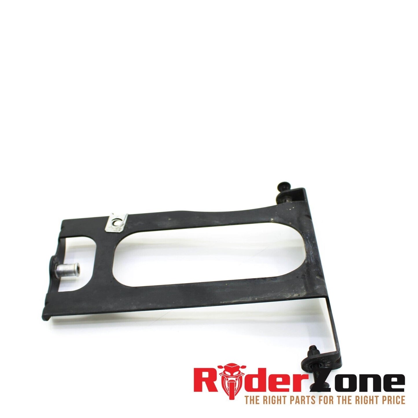 2009 - 2012 DUCATI STREETFIGHTER S RADIATOR BRACKET LOWER STRAIGHT BLACK MOUNT