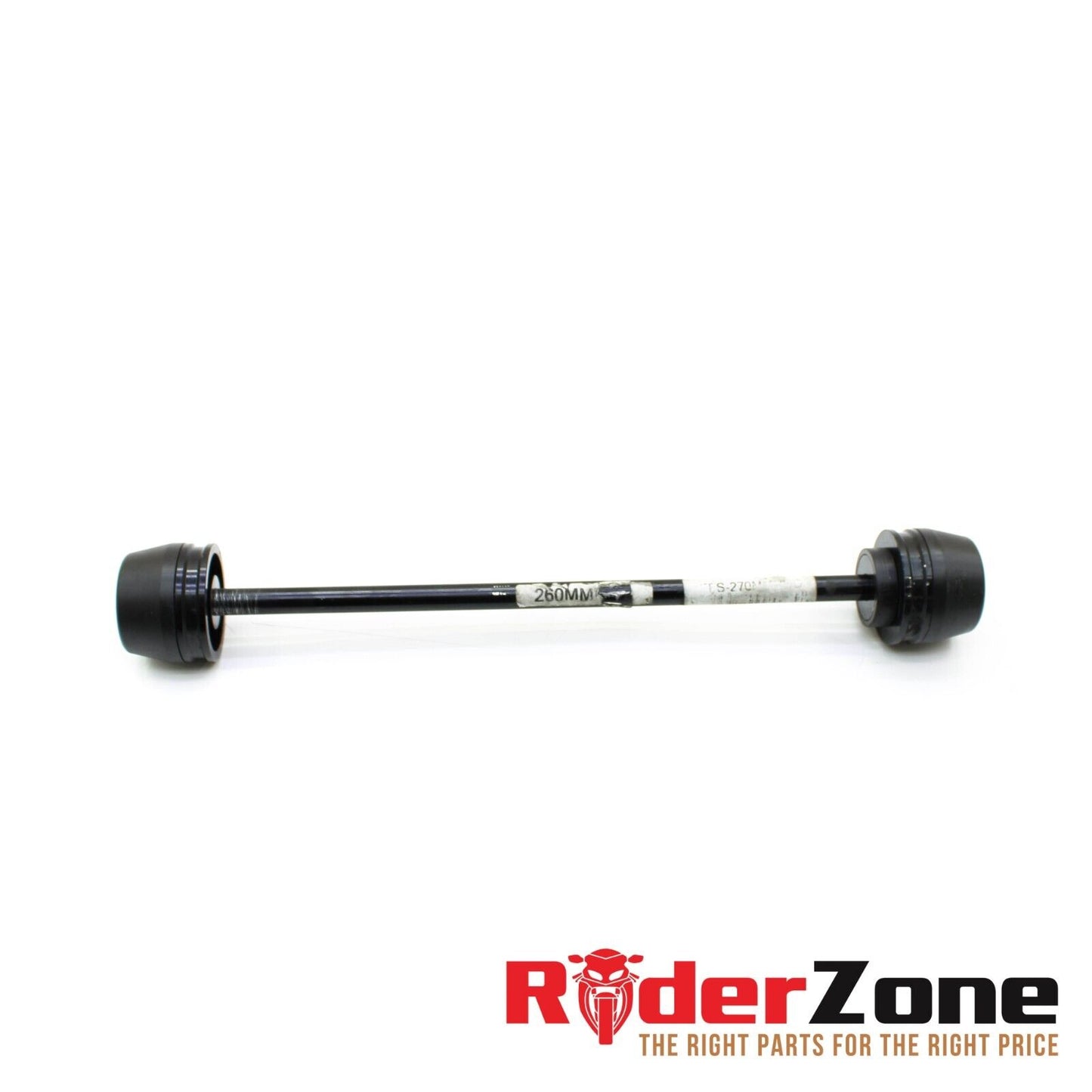 2009 - 2012 DUCATI STREETFIGHTER S FRONT AXLE PROCTECTION SLIDER STRAIGHT BLACK