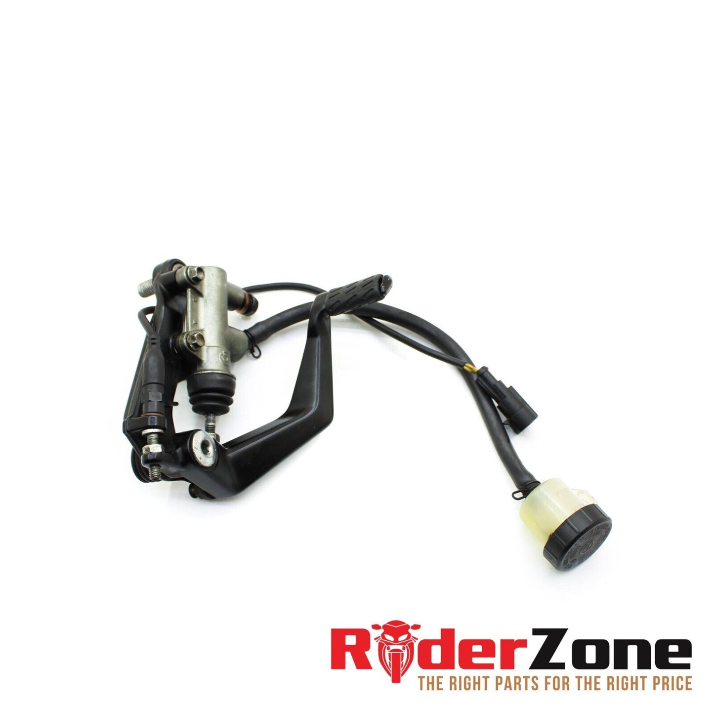 2009 - 2012 DUCATI STREETFIGHTER S REAR BRAKE MASTER CYLINDER W RESERVOIR BACK