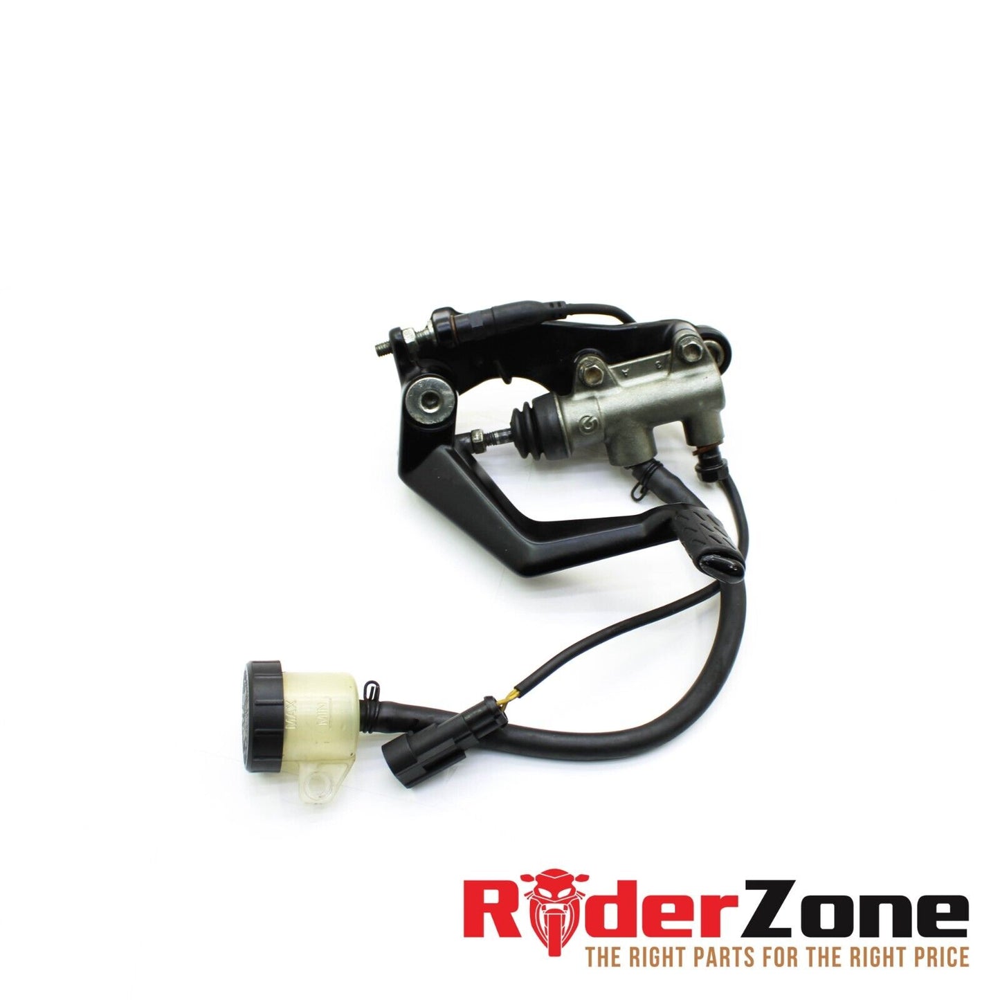 2009 - 2012 DUCATI STREETFIGHTER S REAR BRAKE MASTER CYLINDER W RESERVOIR BACK