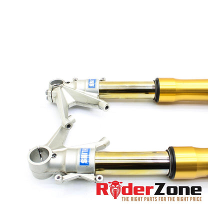 2009 - 2012 DUCATI STREETFIGHTER S FORKS FRONT SUSPENSION OHLINS TRIPLE TREE