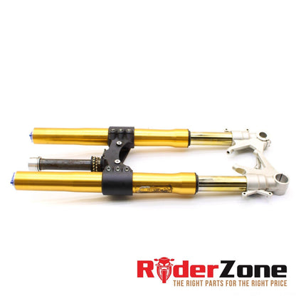2009 - 2012 DUCATI STREETFIGHTER S HORQUILLA SUSPENSIÓN DELANTERA OHLINS TRIPLE TREE 