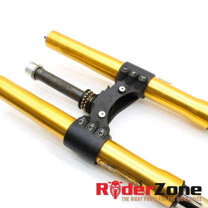 2009 - 2012 DUCATI STREETFIGHTER S HORQUILLA SUSPENSIÓN DELANTERA OHLINS TRIPLE TREE 