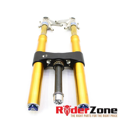 2009 - 2012 DUCATI STREETFIGHTER S HORQUILLA SUSPENSIÓN DELANTERA OHLINS TRIPLE TREE 