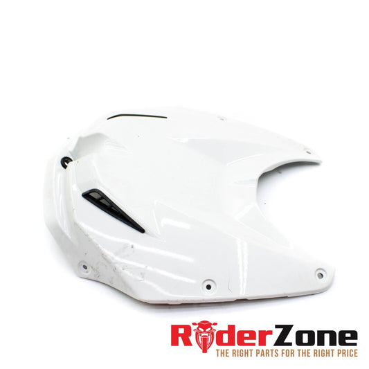 2009 - 2014 BMW S1000RR GAS TANK COWL COVER WHITE PANEL PLASTIC WHITE *DAMAGED*