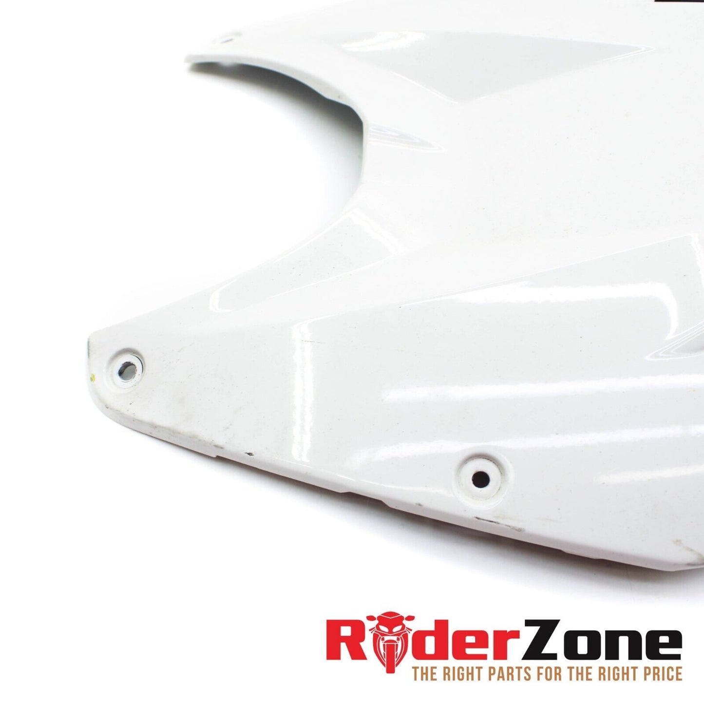 2009 - 2014 BMW S1000RR GAS TANK COWL COVER WHITE PANEL PLASTIC WHITE *DAMAGED*