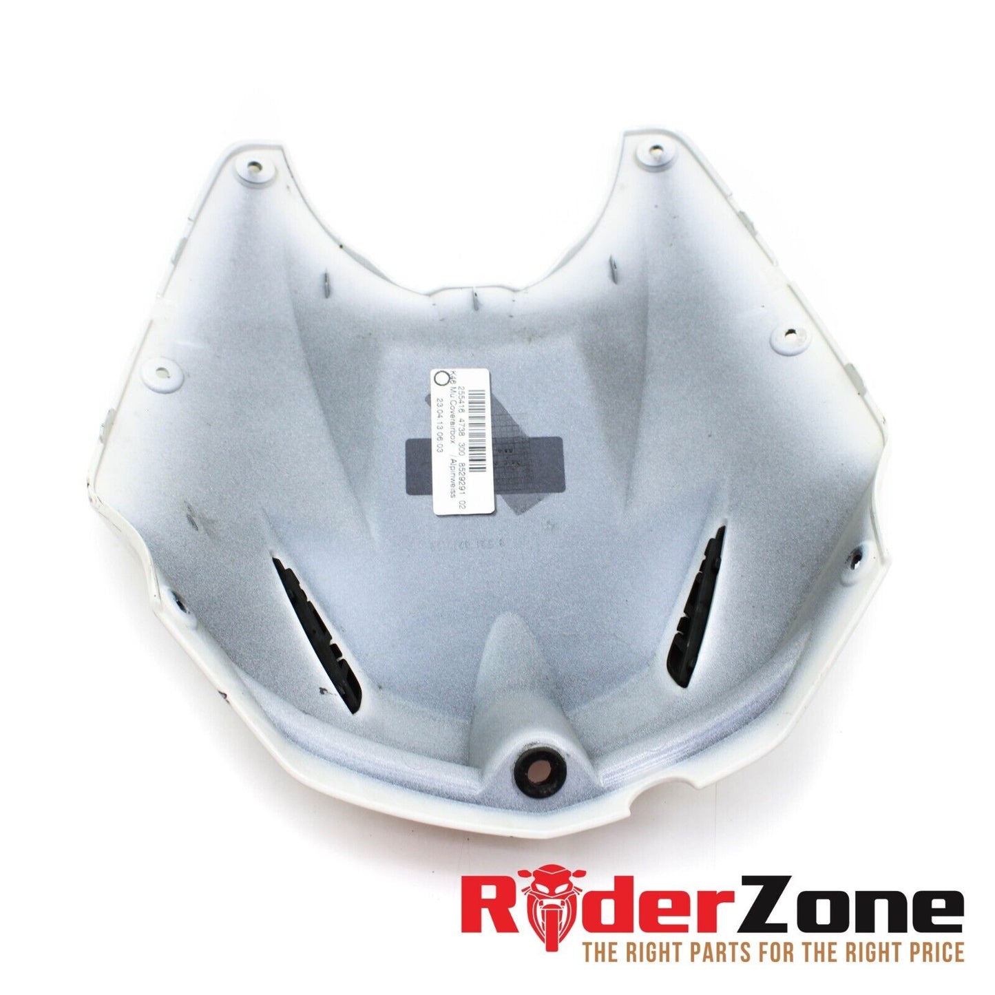 2009 - 2014 BMW S1000RR GAS TANK COWL COVER WHITE PANEL PLASTIC WHITE *DAMAGED*