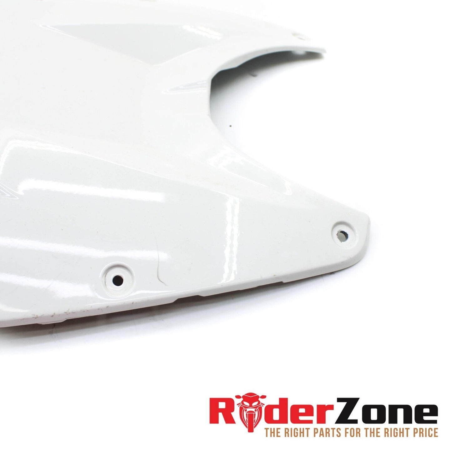 2009 - 2014 BMW S1000RR GAS TANK COWL COVER WHITE PANEL PLASTIC WHITE *DAMAGED*