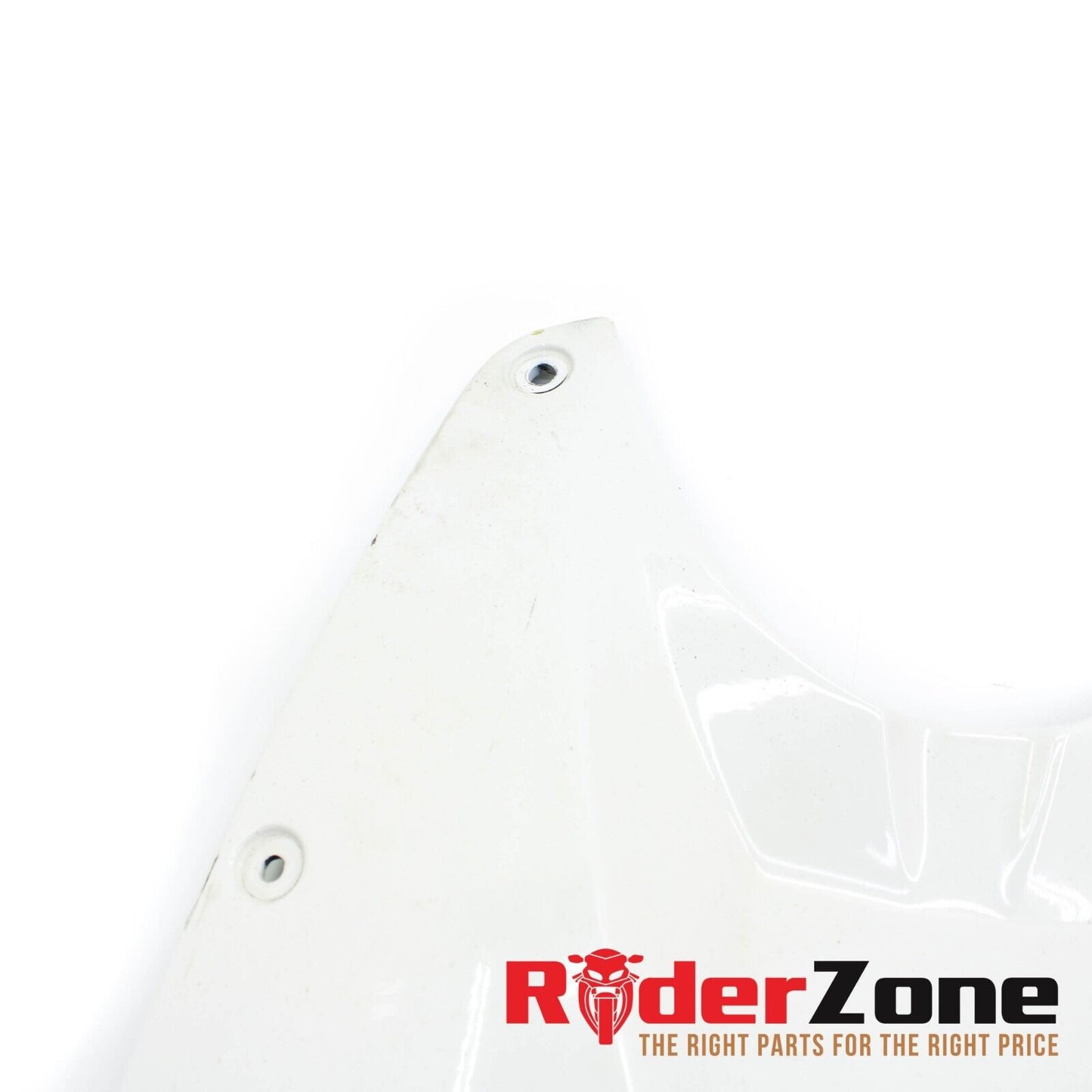 2009 - 2014 BMW S1000RR GAS TANK COWL COVER WHITE PANEL PLASTIC WHITE *DAMAGED*