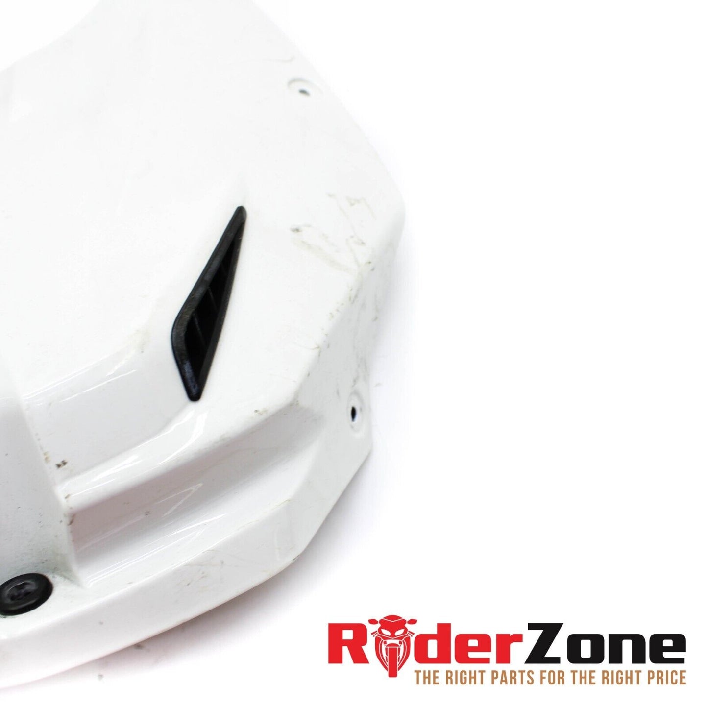 2009 - 2014 BMW S1000RR GAS TANK COWL COVER WHITE PANEL PLASTIC WHITE *DAMAGED*